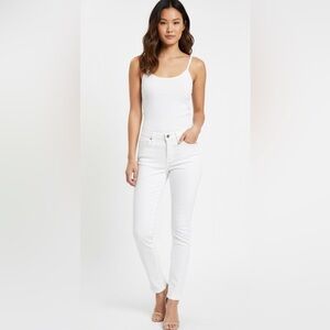 KanCan Women's White Skinny Jeans